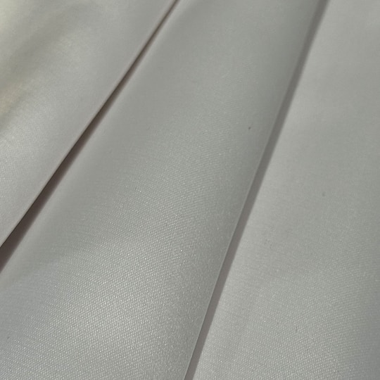 Casa Collection Diamond White Heavy Satin Fabric